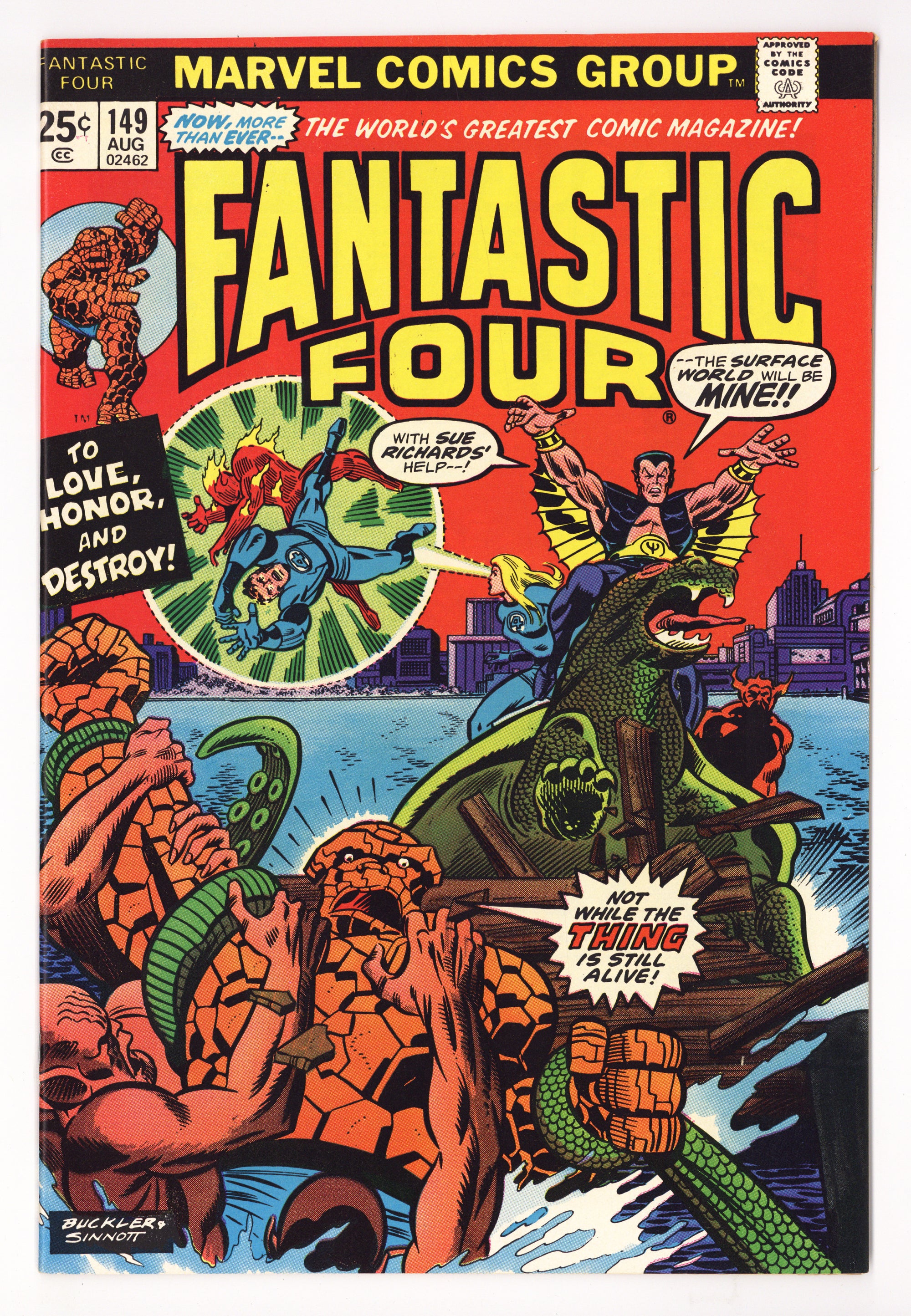 Fantastic Four Vol 1 149  VF/NM (9.0)   (1974)        