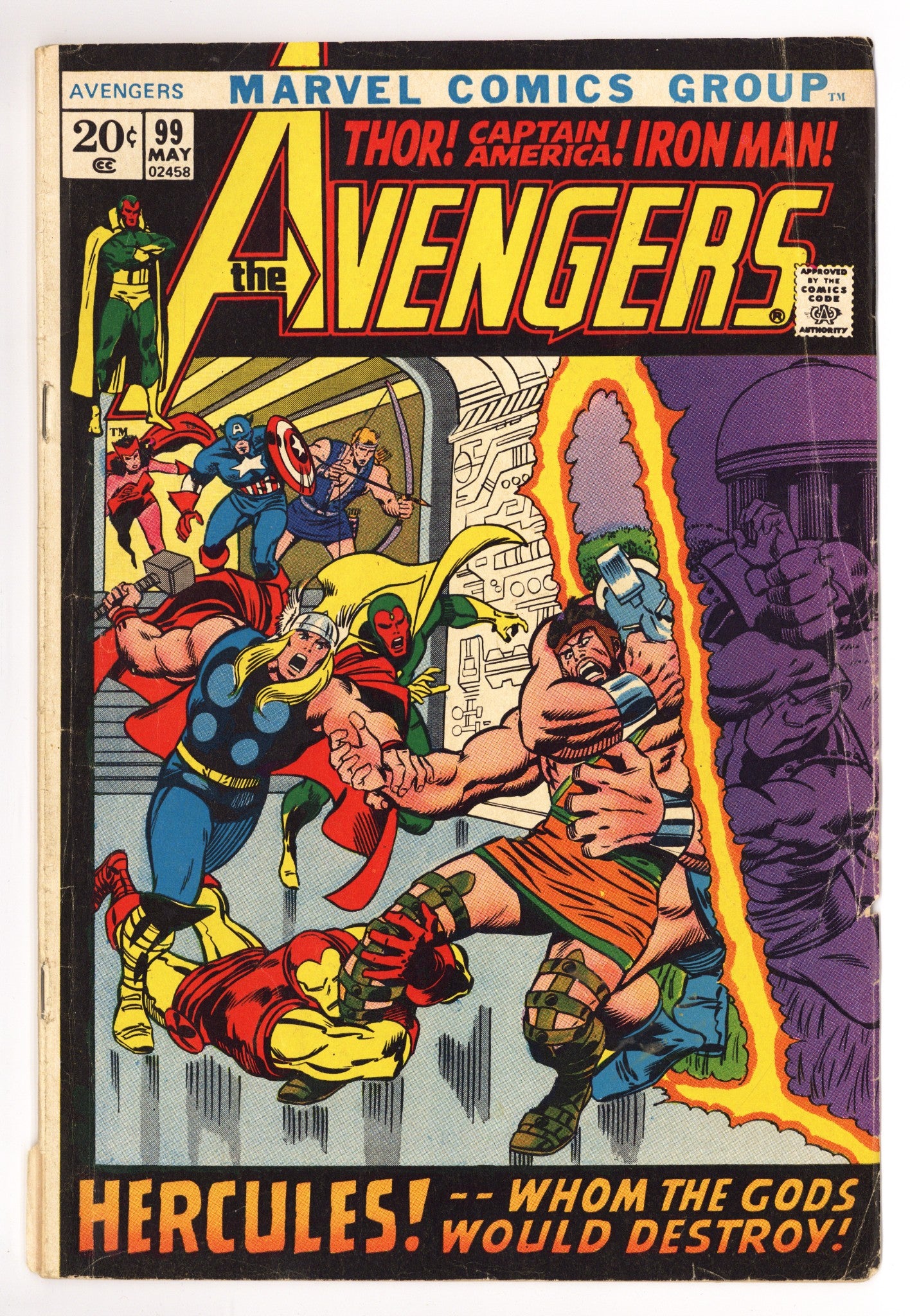 The Avengers Vol 1 99 GD/VG (3.0) (1972) 