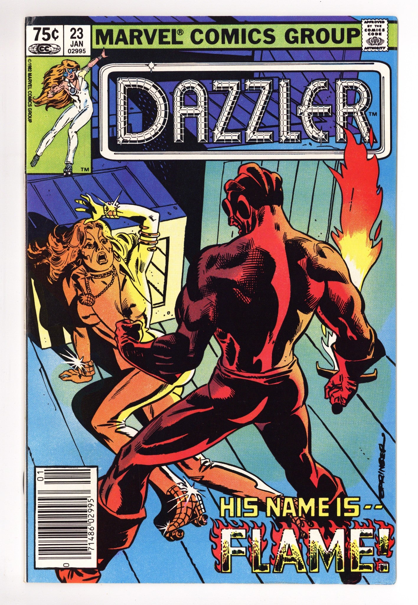Dazzler Vol 1 23 Mid Grade (1983) Canadian Price Variant 