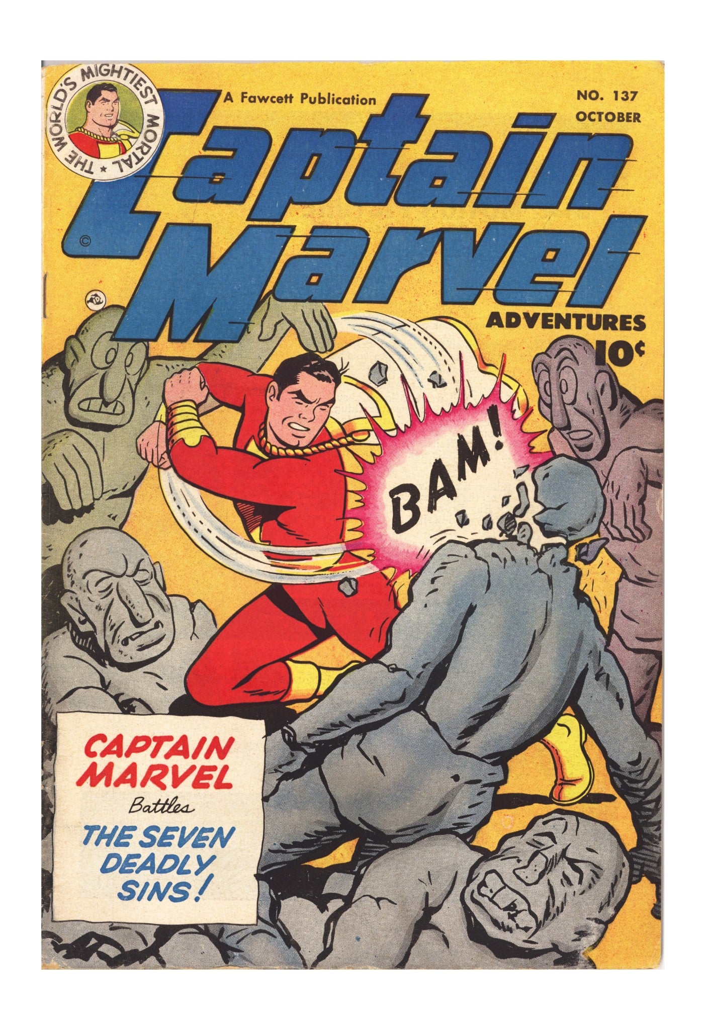 Captain Marvel Adventures 137 FN (6.0) (1952) 
