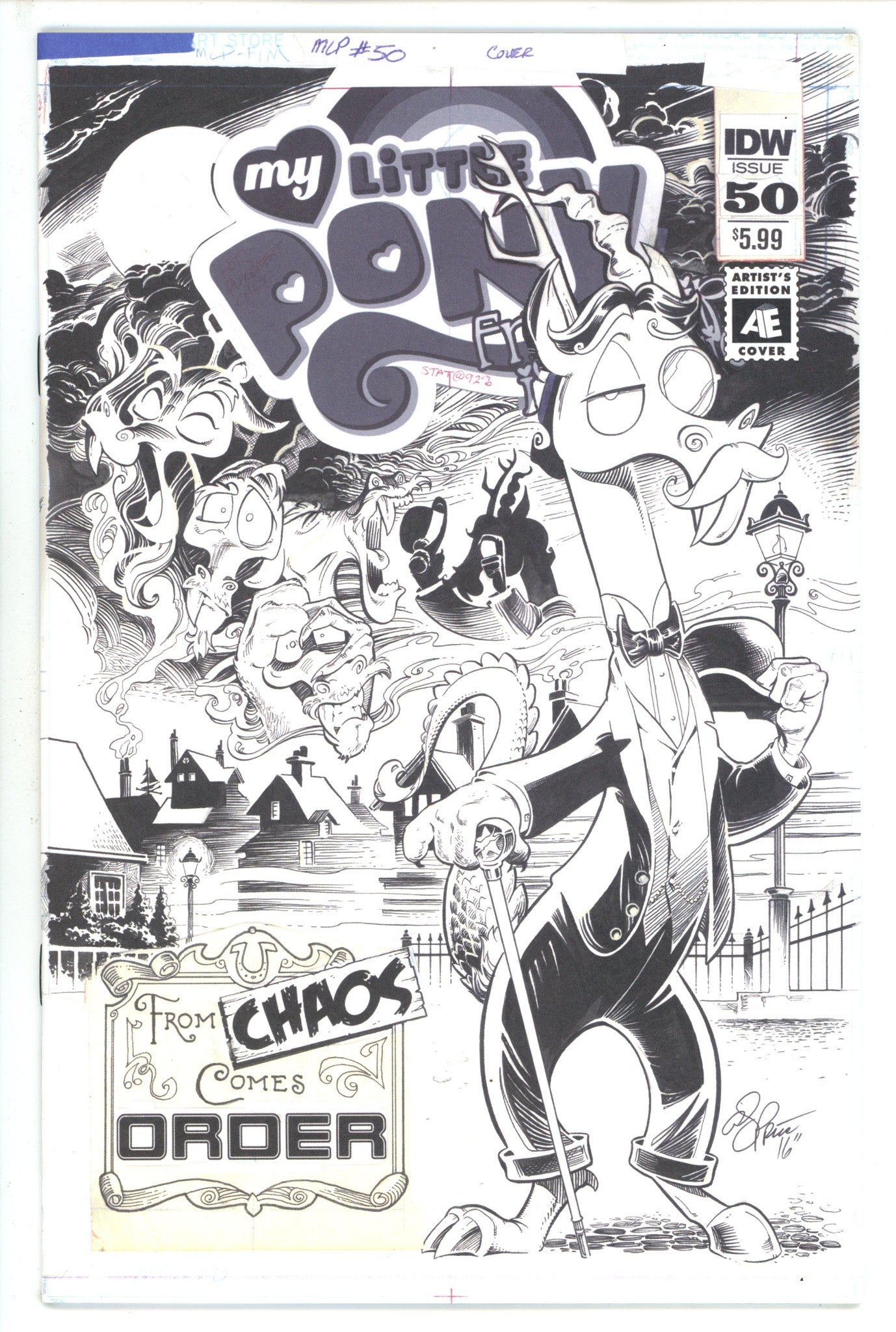 My Little Pony: Friendship Is Magic 50 Price Variant VF+ (2017)