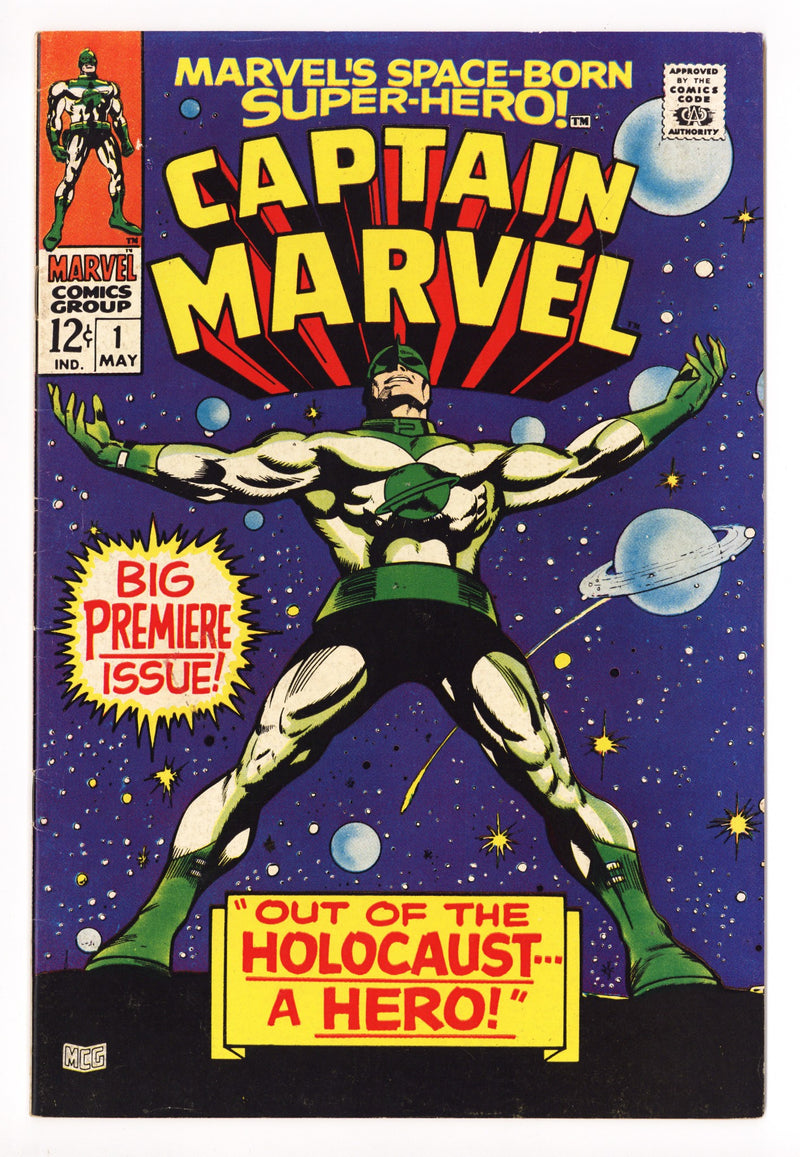Captain Marvel Vol 1 1 FN/VF (7.0) (1968) 