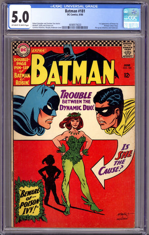 Batman Vol 1 181 CGC 5.0 (VG/FN) (1966)