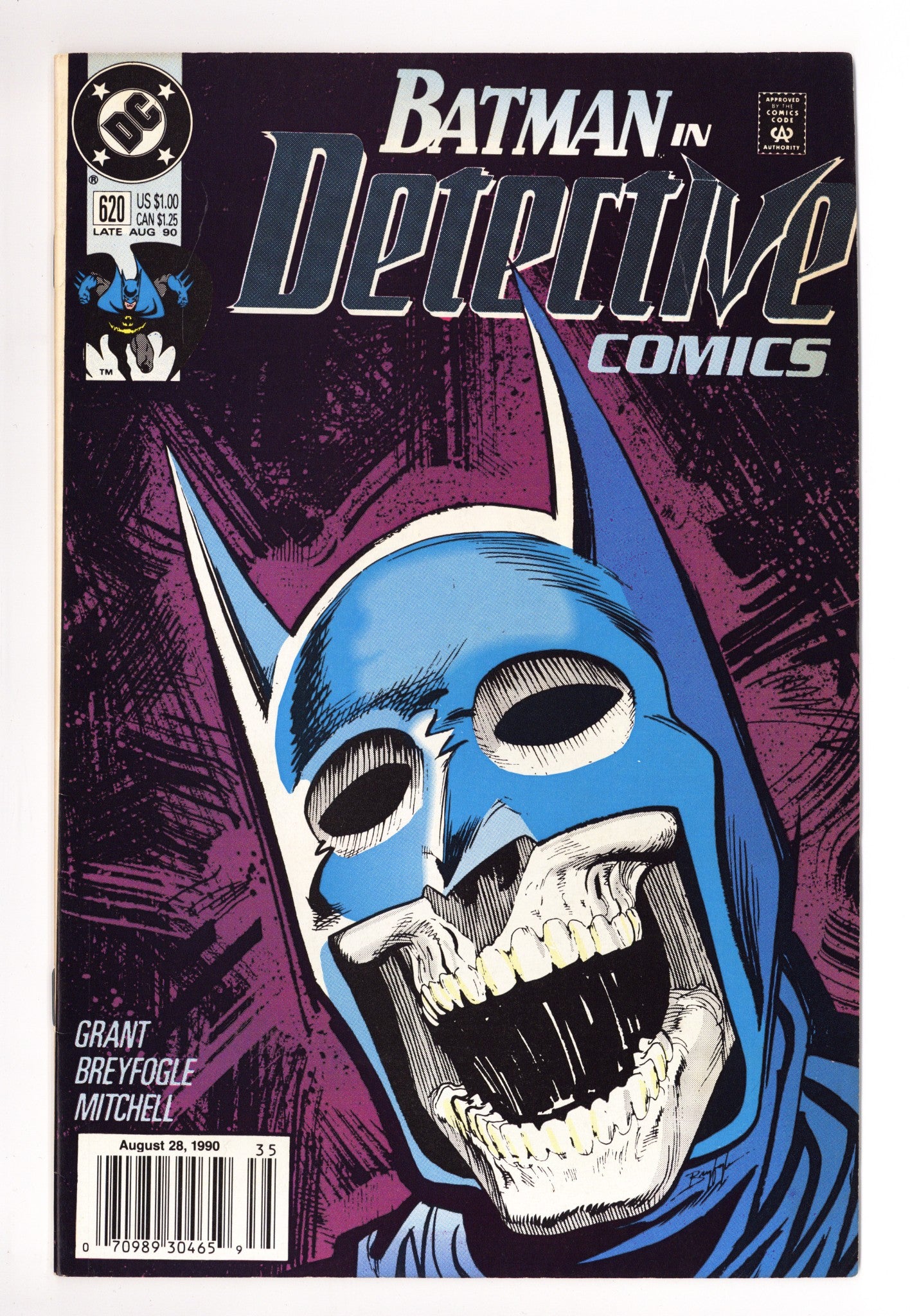 Detective Comics Vol 1 620 Mid Grade (1990) Newsstand 
