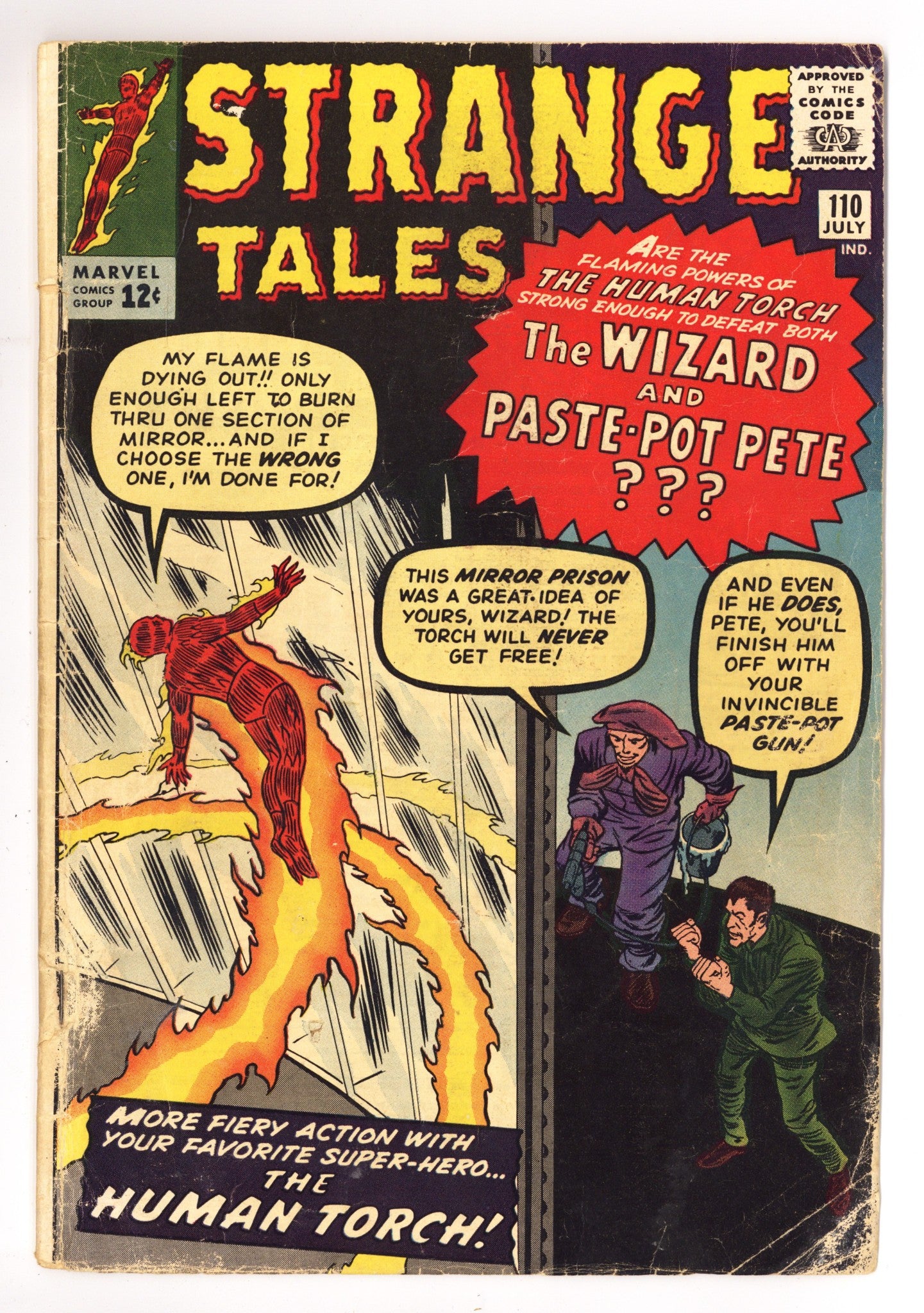 Strange Tales Vol 1 110 GD/VG (3.0) (1963) 