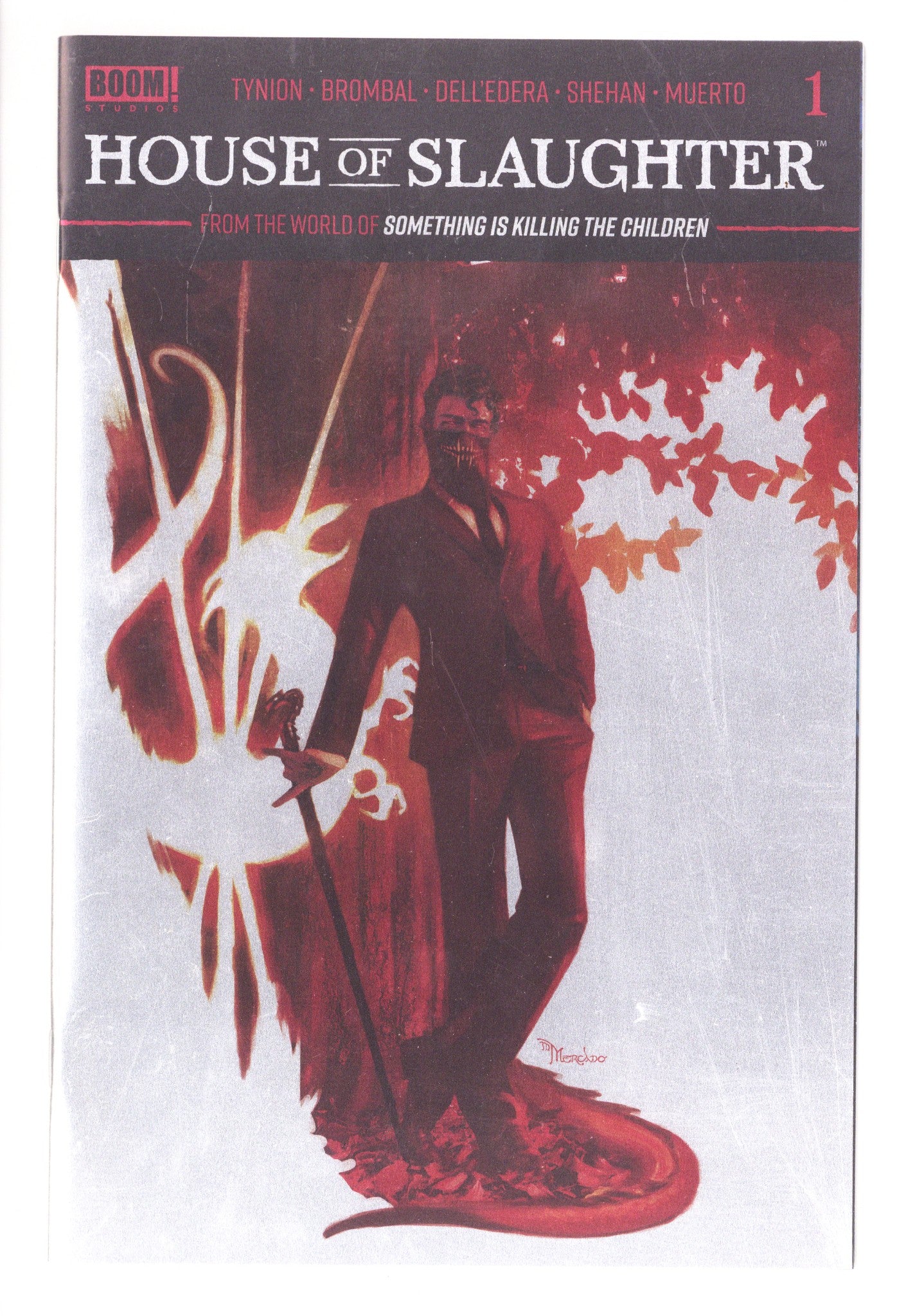 House of Slaughter 1 NM- (9.2) 2nd Print (2021) Blood Foil Variant 