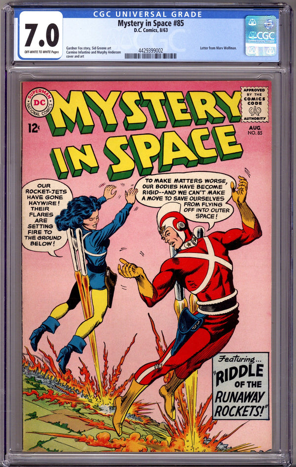Mystery in Space Vol 1 85 CGC 7.0 (FN/VF) (1963)
