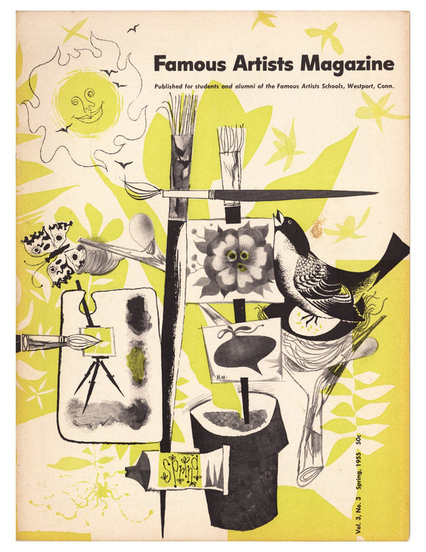 Famous Artists Magazine Vol 3 3 Low Grade (1955)