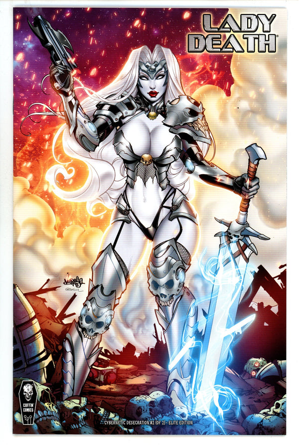 Lady Death: Cybernetic Desecration 2 NM- (9.2) (2024) Varese Incentive Variant