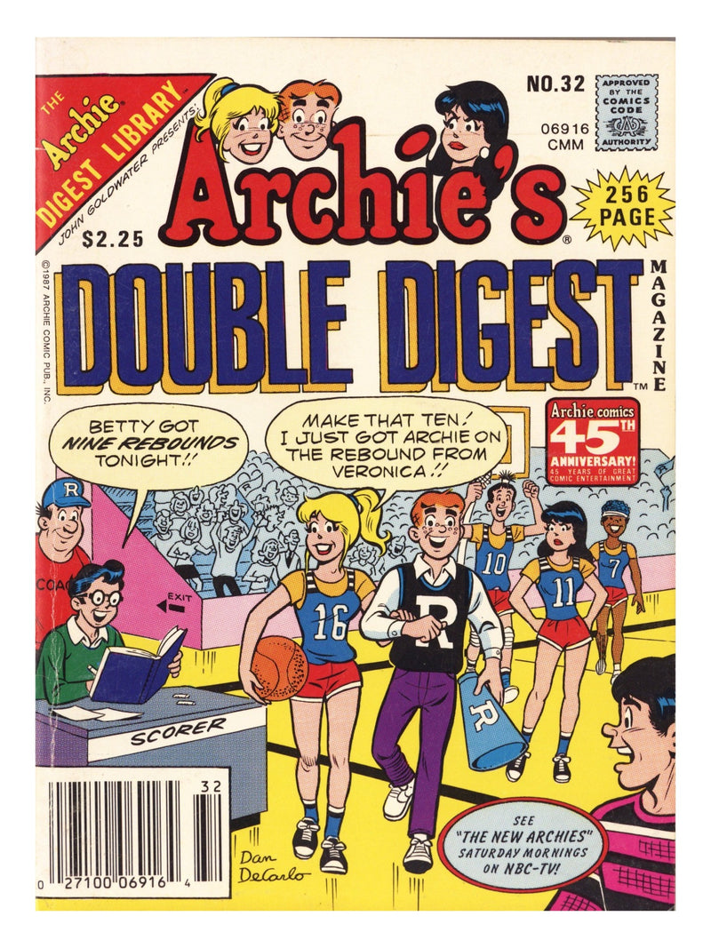 Archie's Double Digest Magazine 32 Mid Grade (1988) 