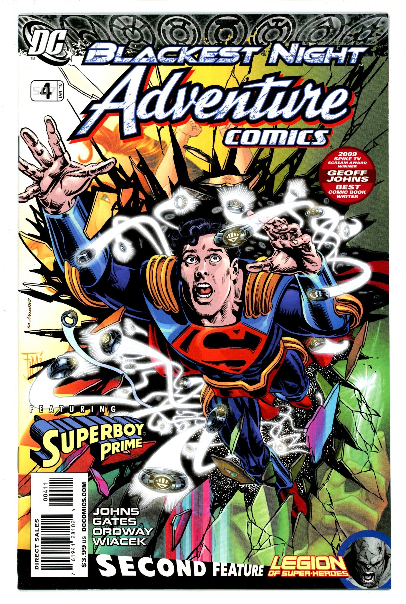 Adventure Comics Vol 3 4 / 507 High Grade (2010) 