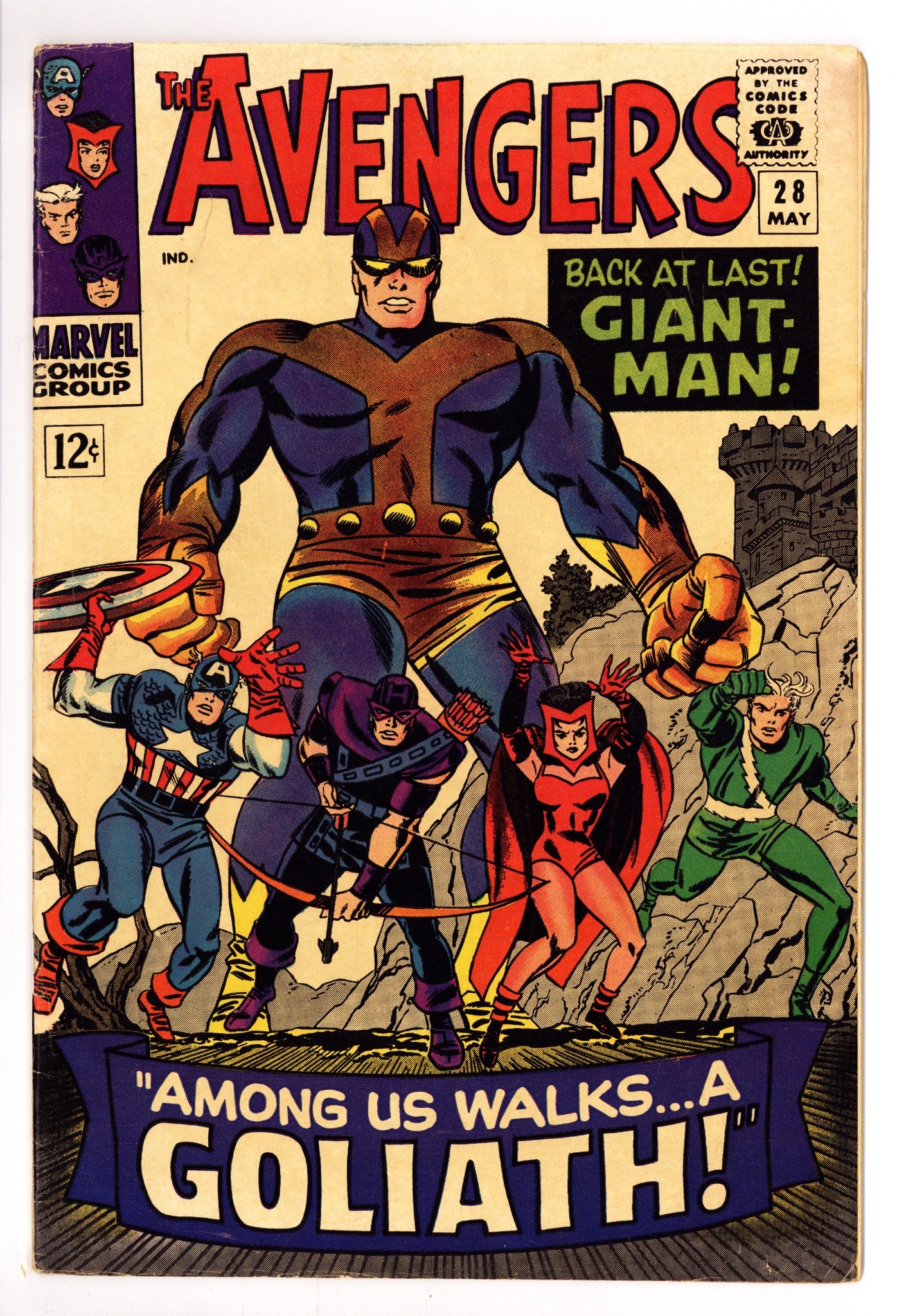 The Avengers Vol 1 28 FN (6.0) (1966) 