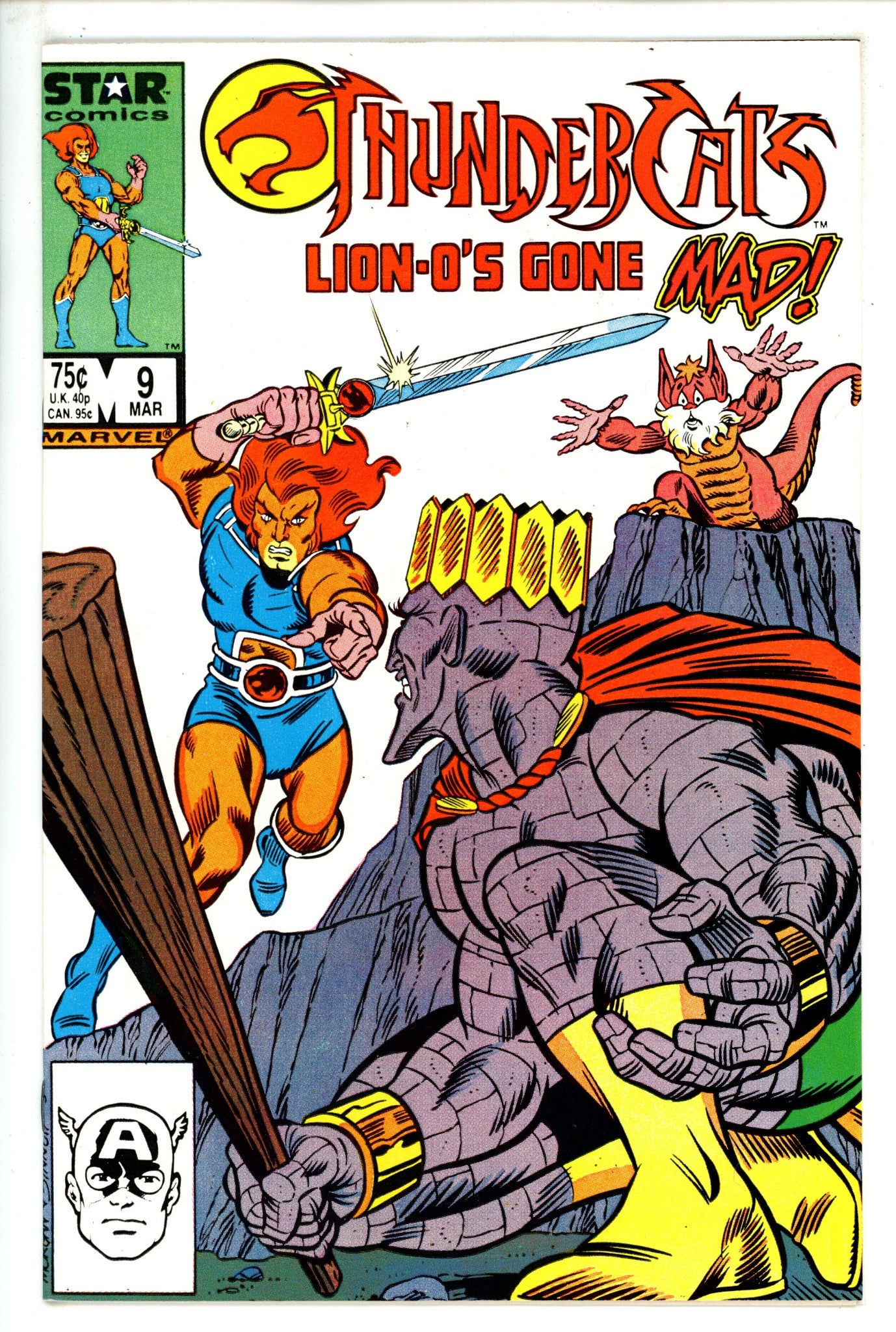 Thundercats 9 VF+ (8.5) (1987) 