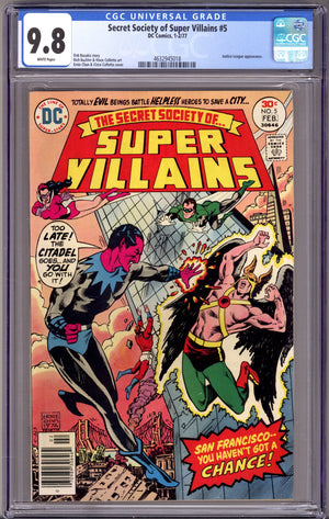 Secret Society of Super-Villains 5 CGC 9.8 (NM/M) (1977)