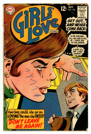 Girls' Love Stories 138 GD/VG (3.0) (1968) 