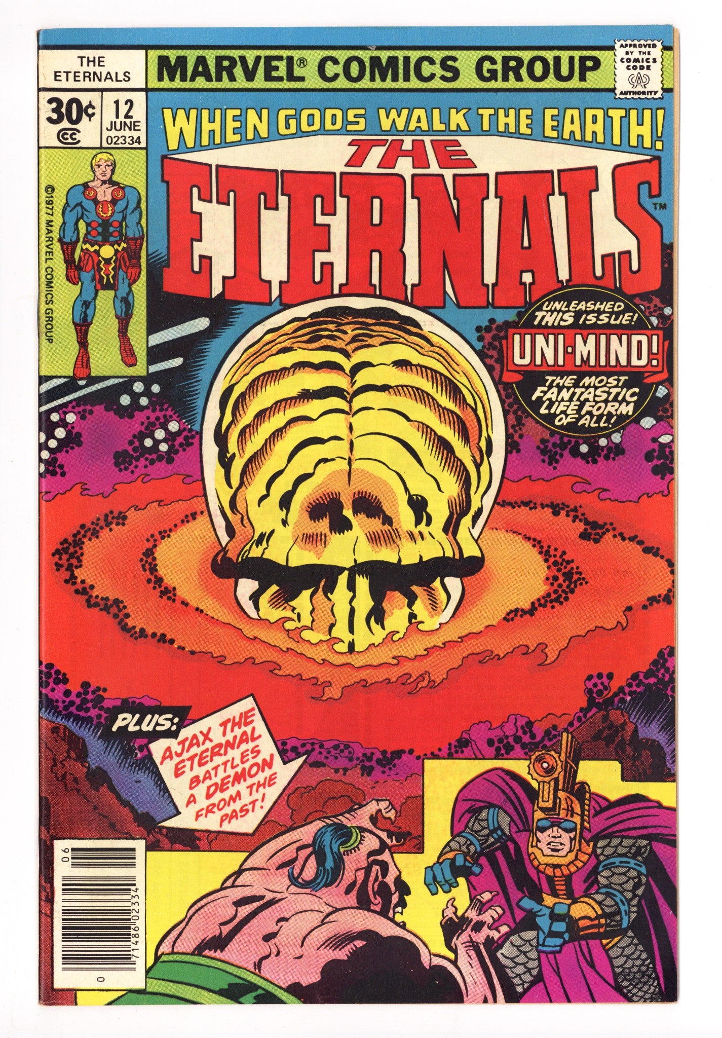 The Eternals Vol 1 12 Mid Grade (1977) 