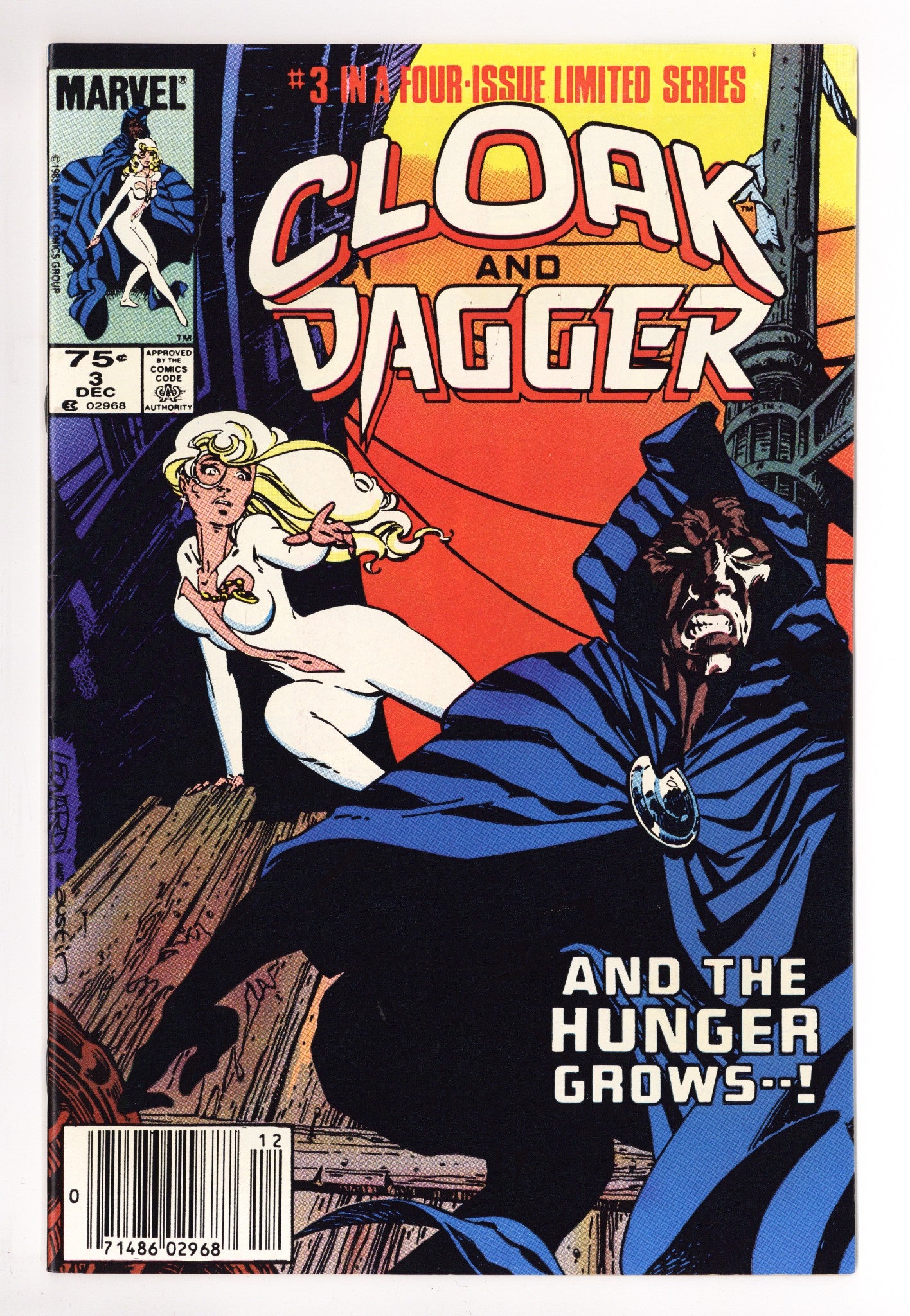 Cloak and Dagger Vol 1 3 VF/NM (9.0) (1983) Canadian Price Variant 