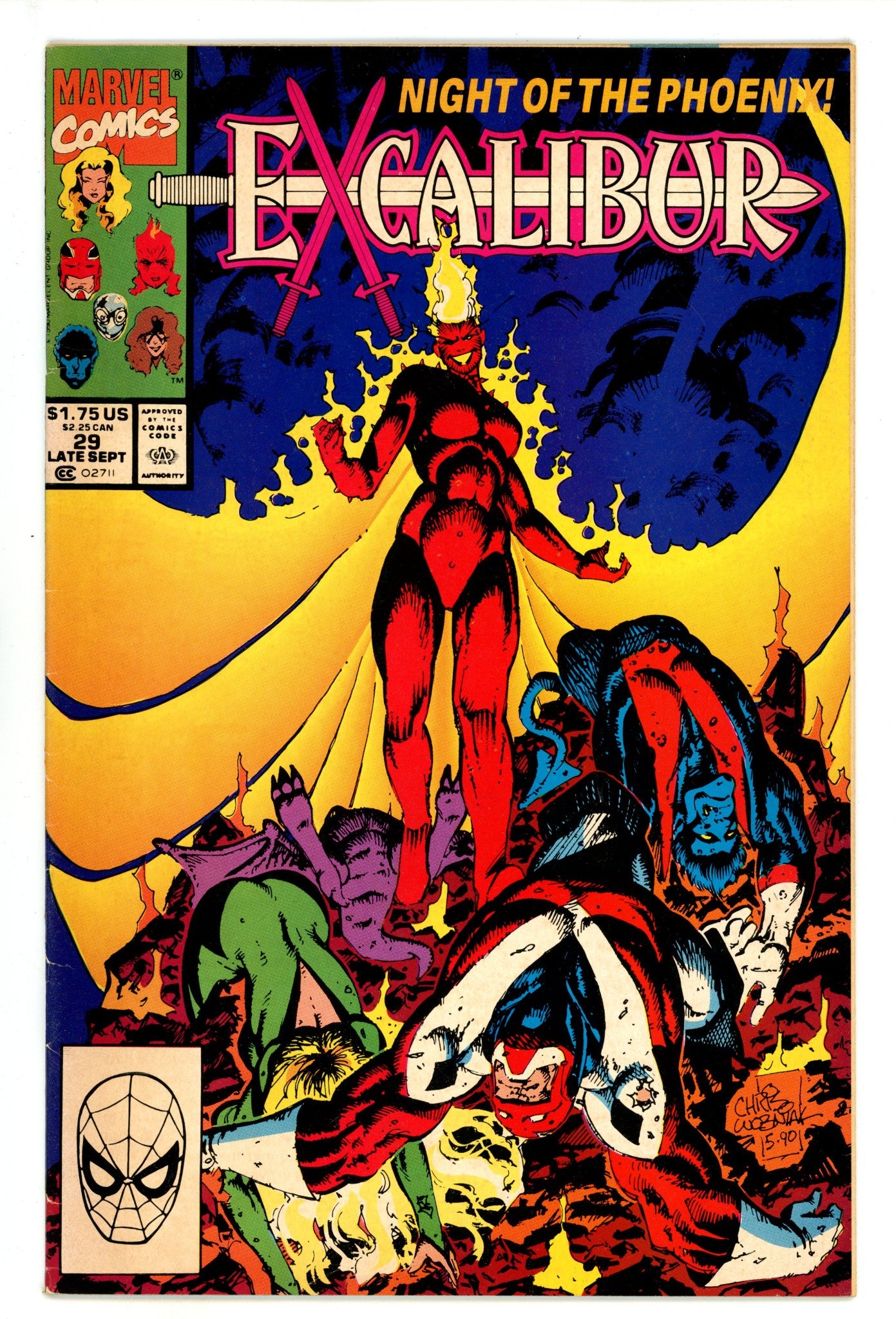 Excalibur Vol 1 29 Mid Grade (1990) 
