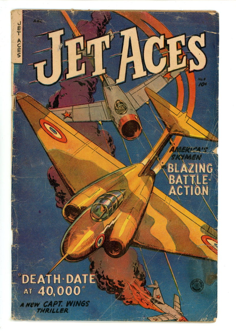 Jet Aces 4 GD/VG (3.0) (1953) Canadian Edition 