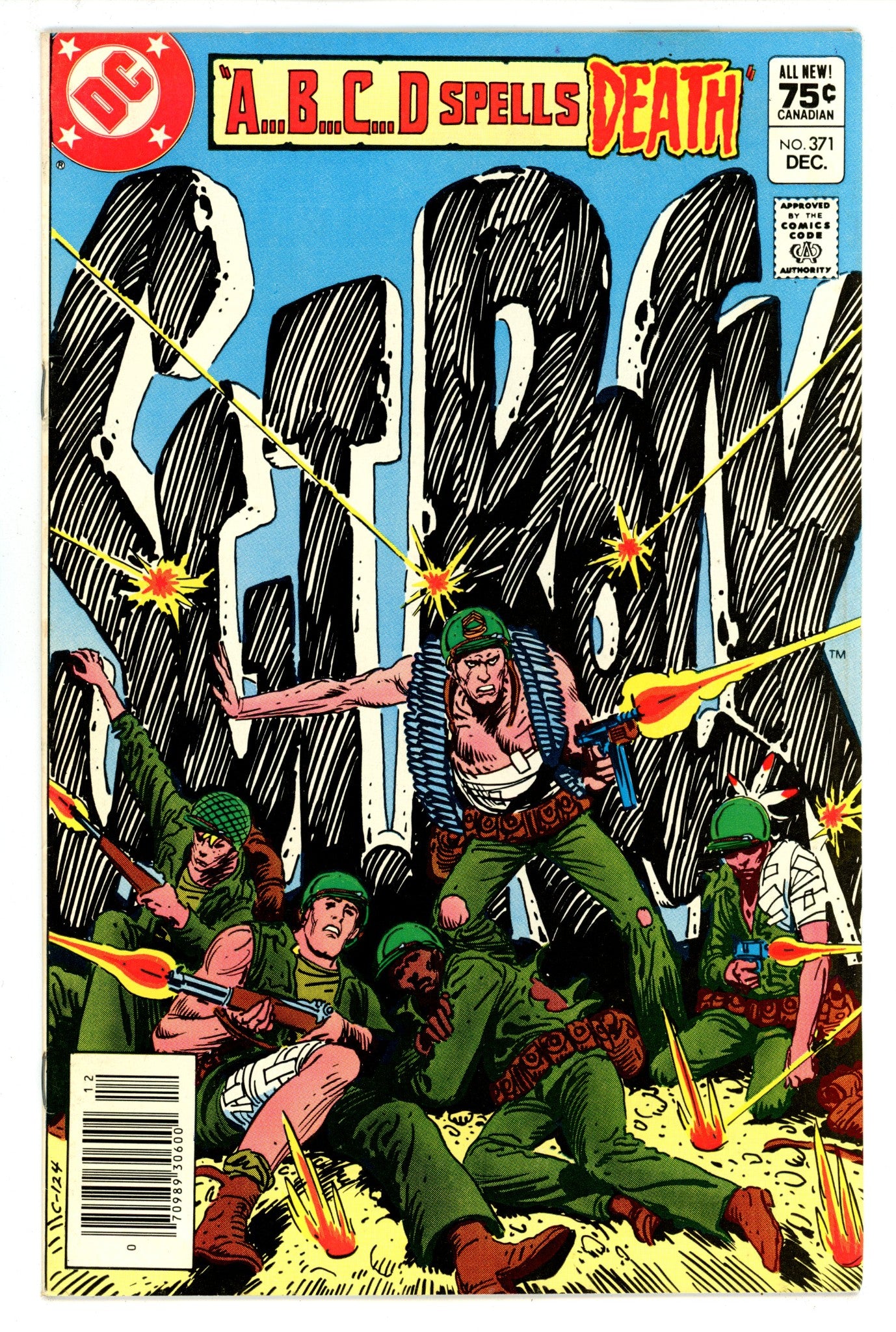 Sgt. Rock Vol 1 371 FN+ (6.5) (1982) Canadian Price Variant 