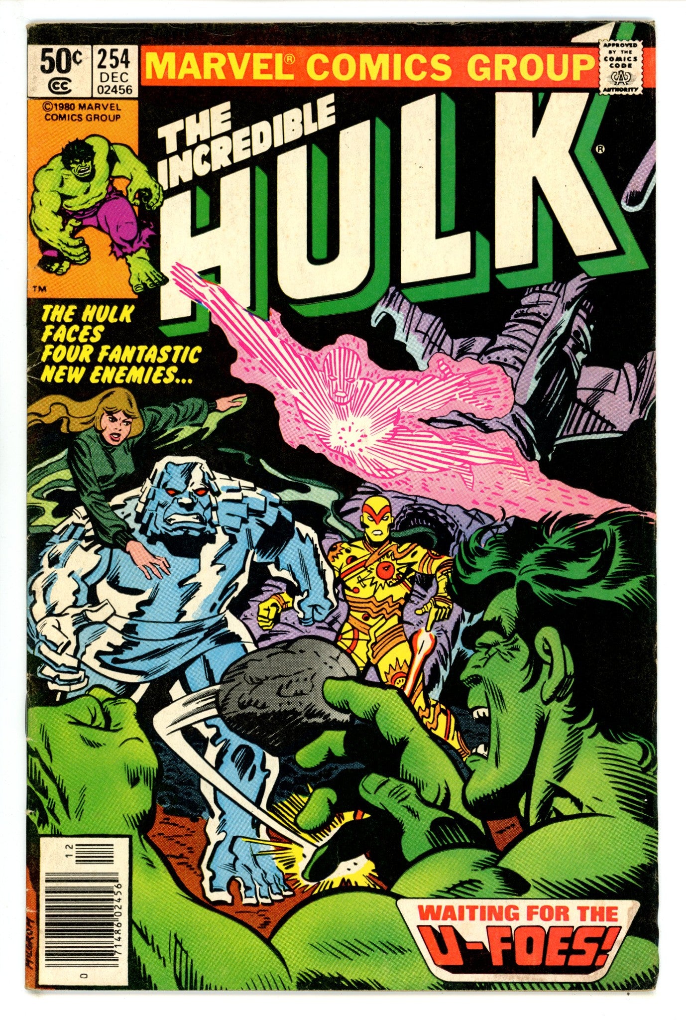 The Incredible Hulk Vol 1 254 Newsstand VG- (1980)