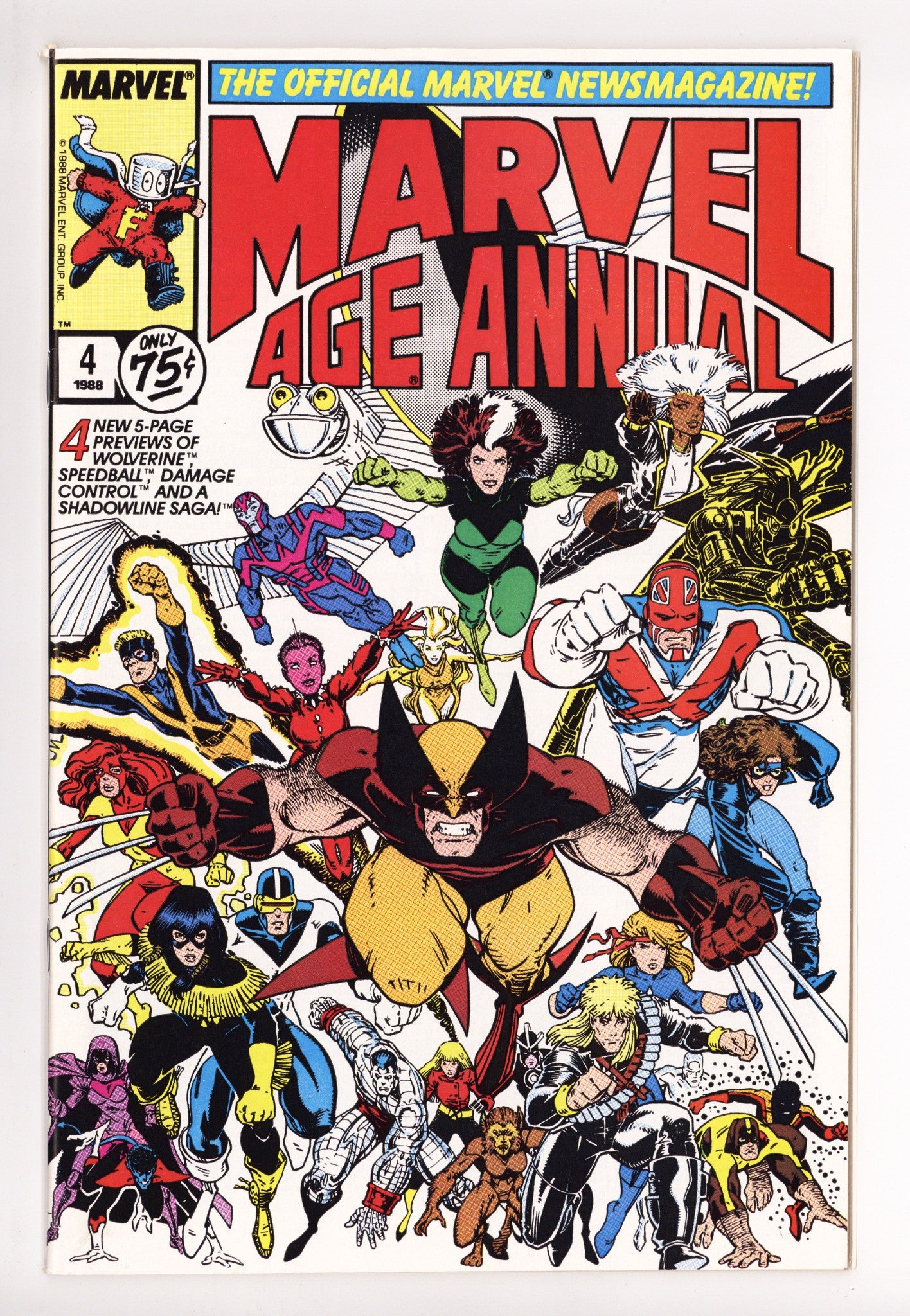 Marvel Age Annual 4 NM- (9.2) (1988) 
