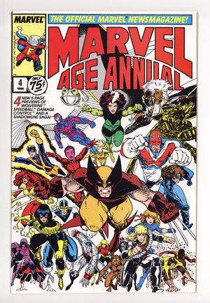 Marvel Age Annual 4 NM- (9.2) (1988) 