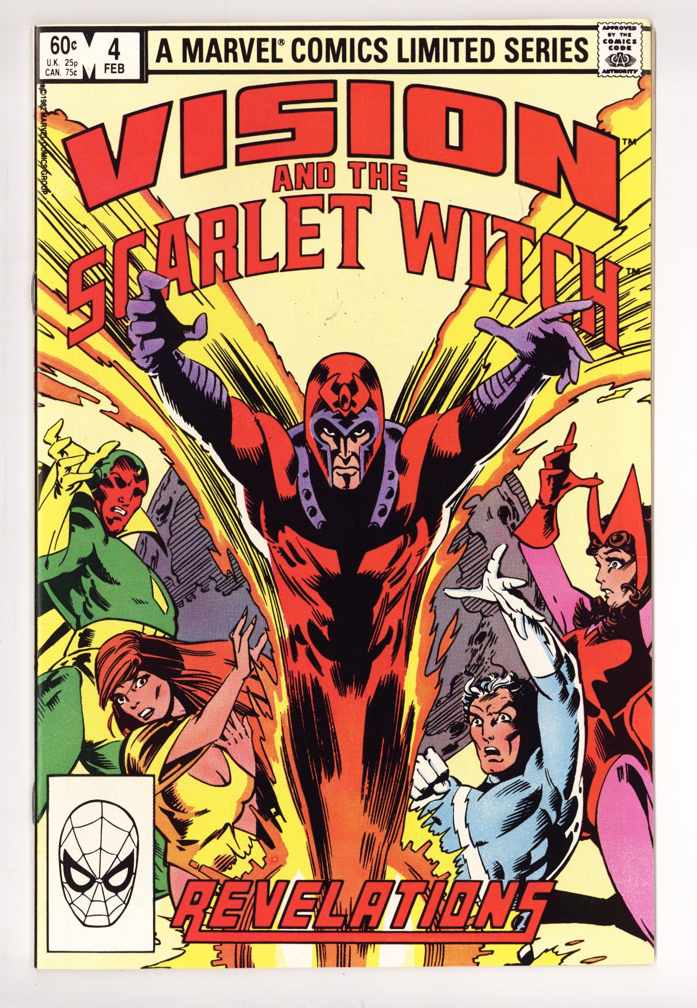 The Vision and the Scarlet Witch Vol 1 4 High Grade (1983) 