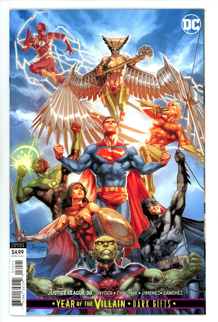 Justice League Vol 3 30 High Grade (2019) Anacleto Variant 