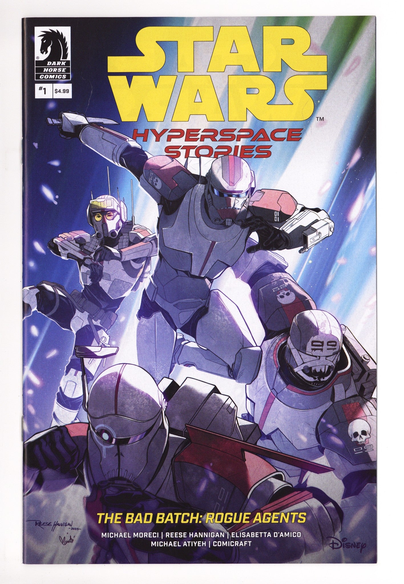 Star Wars: Hyperspace Stories: The Bad Batch - Rogue Agents 1 Hannigan Variant (2025)