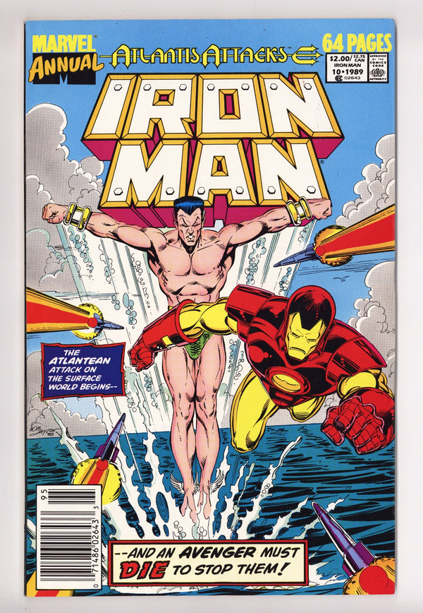 Iron Man Annual Vol 1 10 High Grade (1989) Newsstand