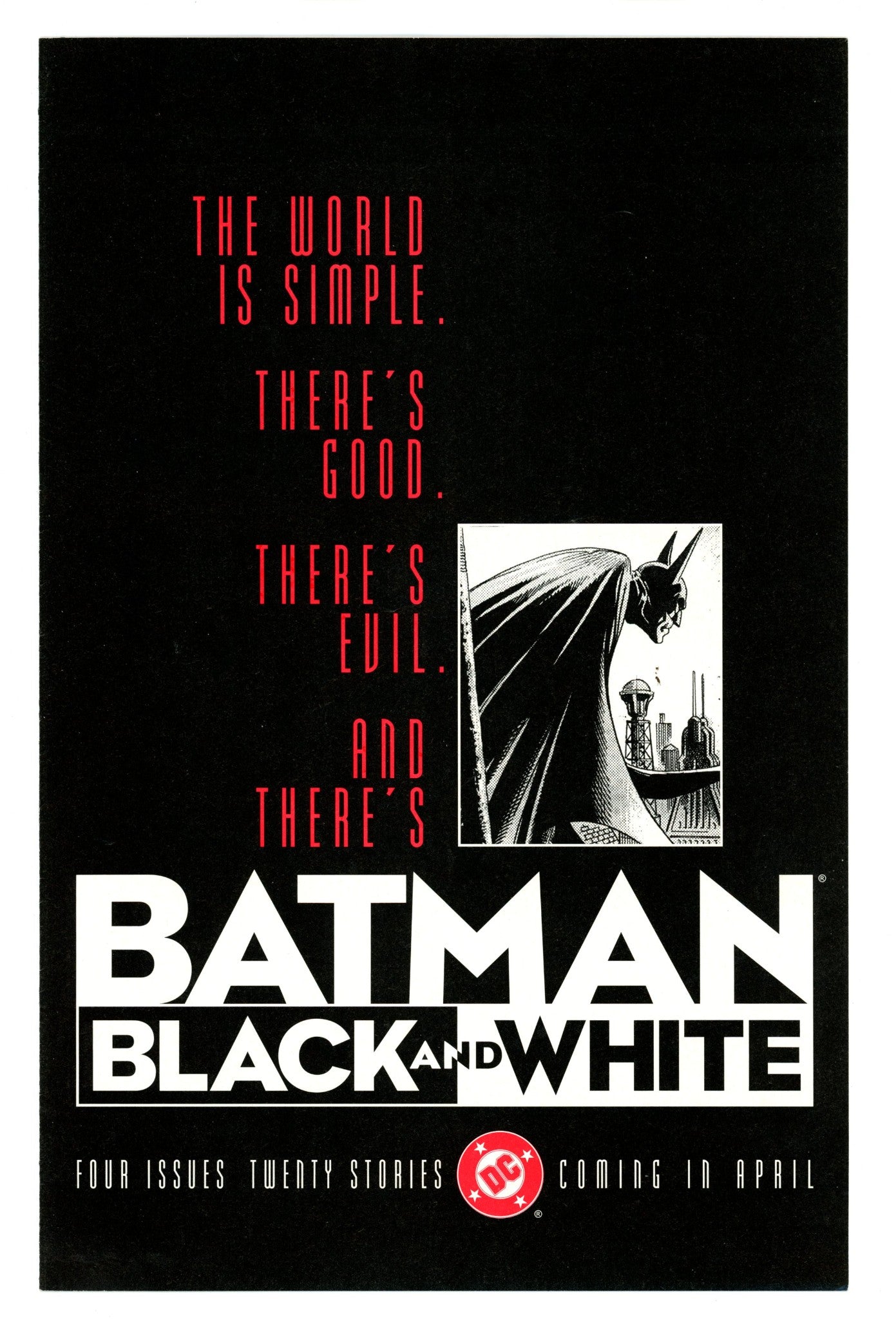 Batman Black & White Preview [nn] High Grade (1996) 