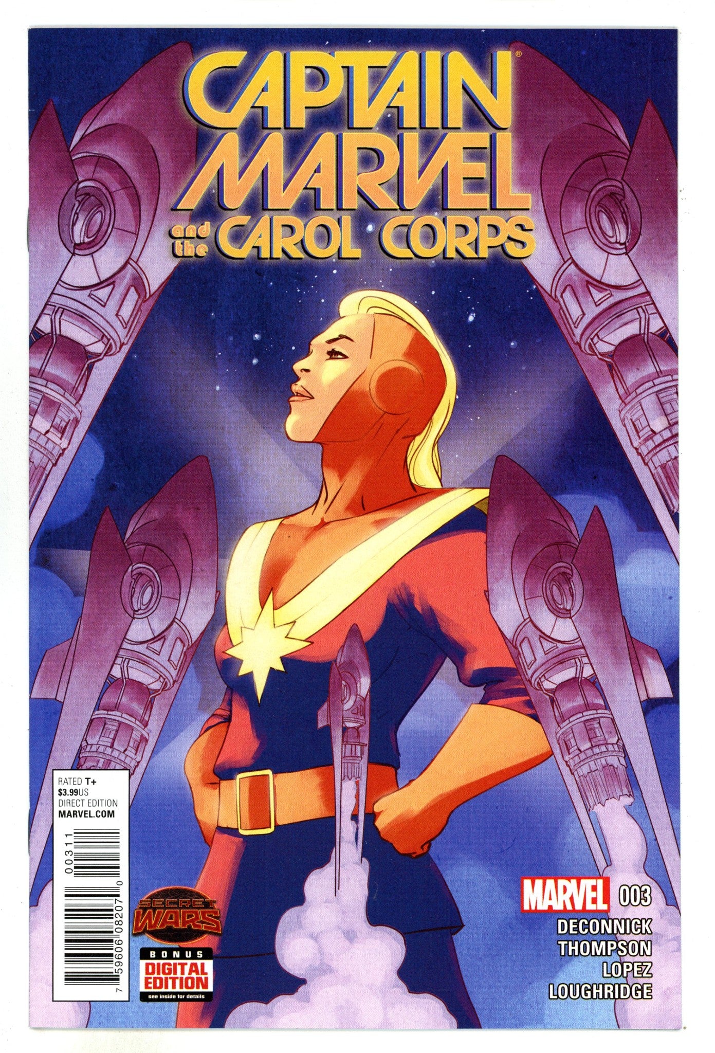 Captain Marvel & the Carol Corps 3 High Grade (2015) 