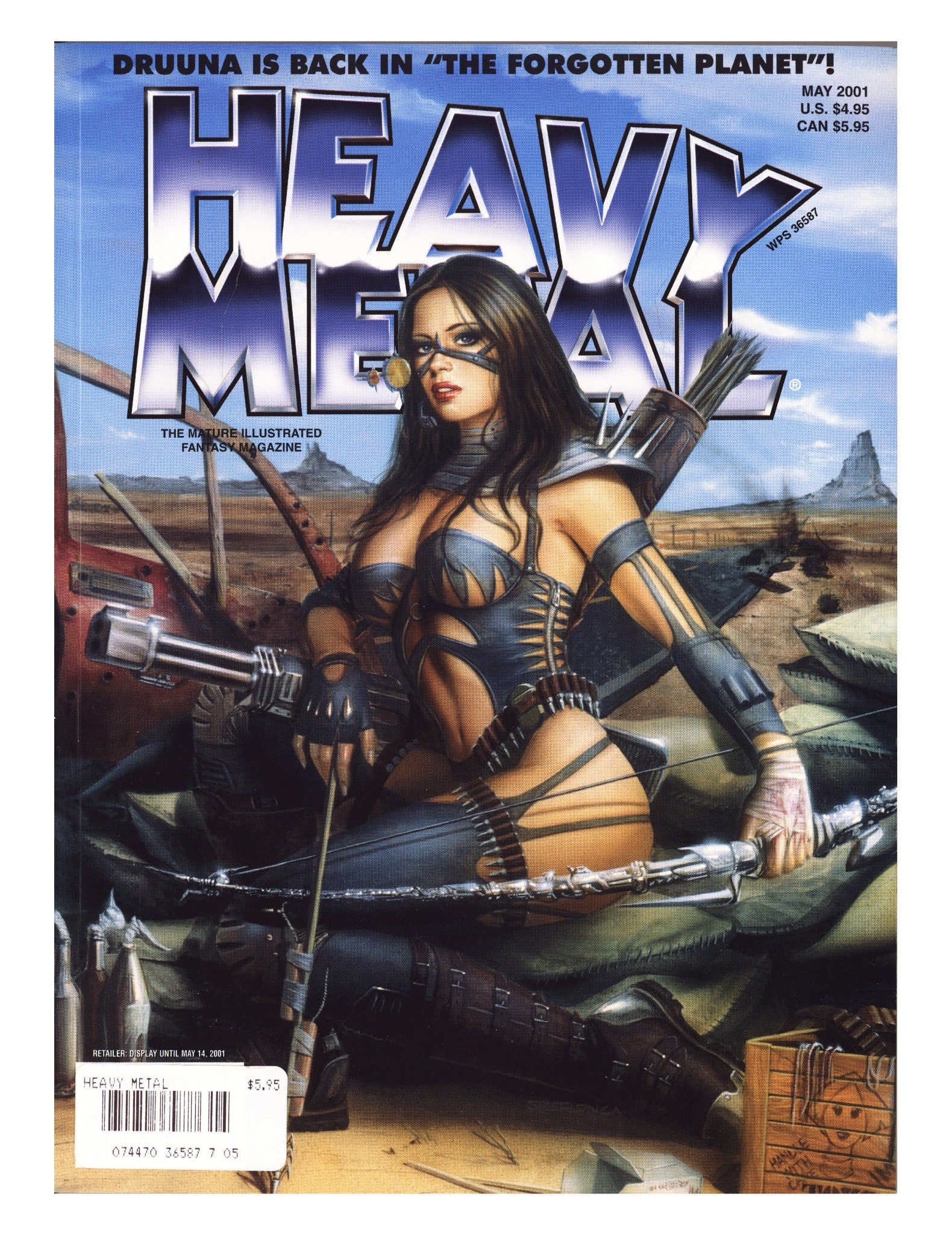 Heavy Metal Magazine Vol 25 2 Mid Grade (2001) 