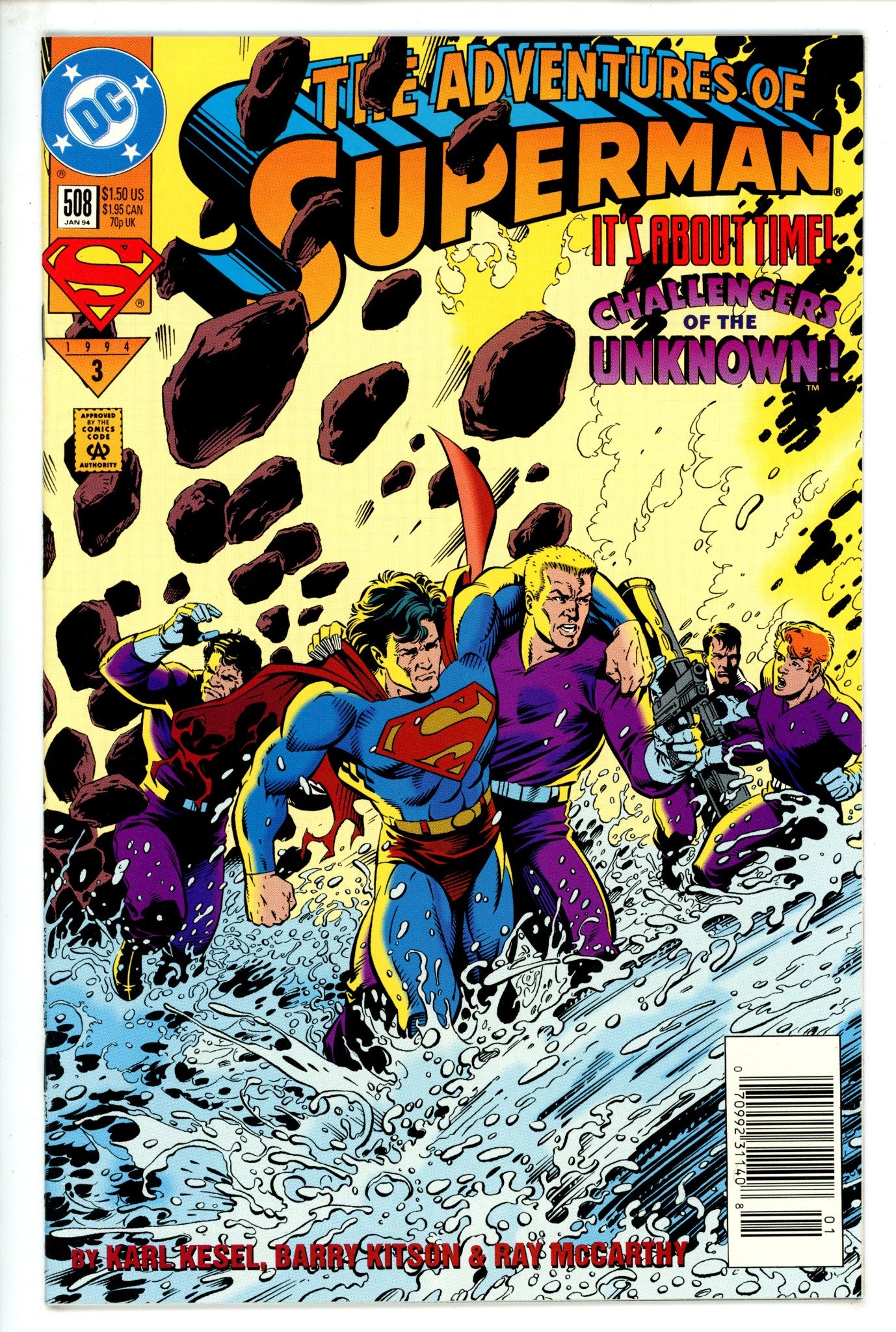 Adventures of Superman Vol 1 508 Newsstand NM- (1994)