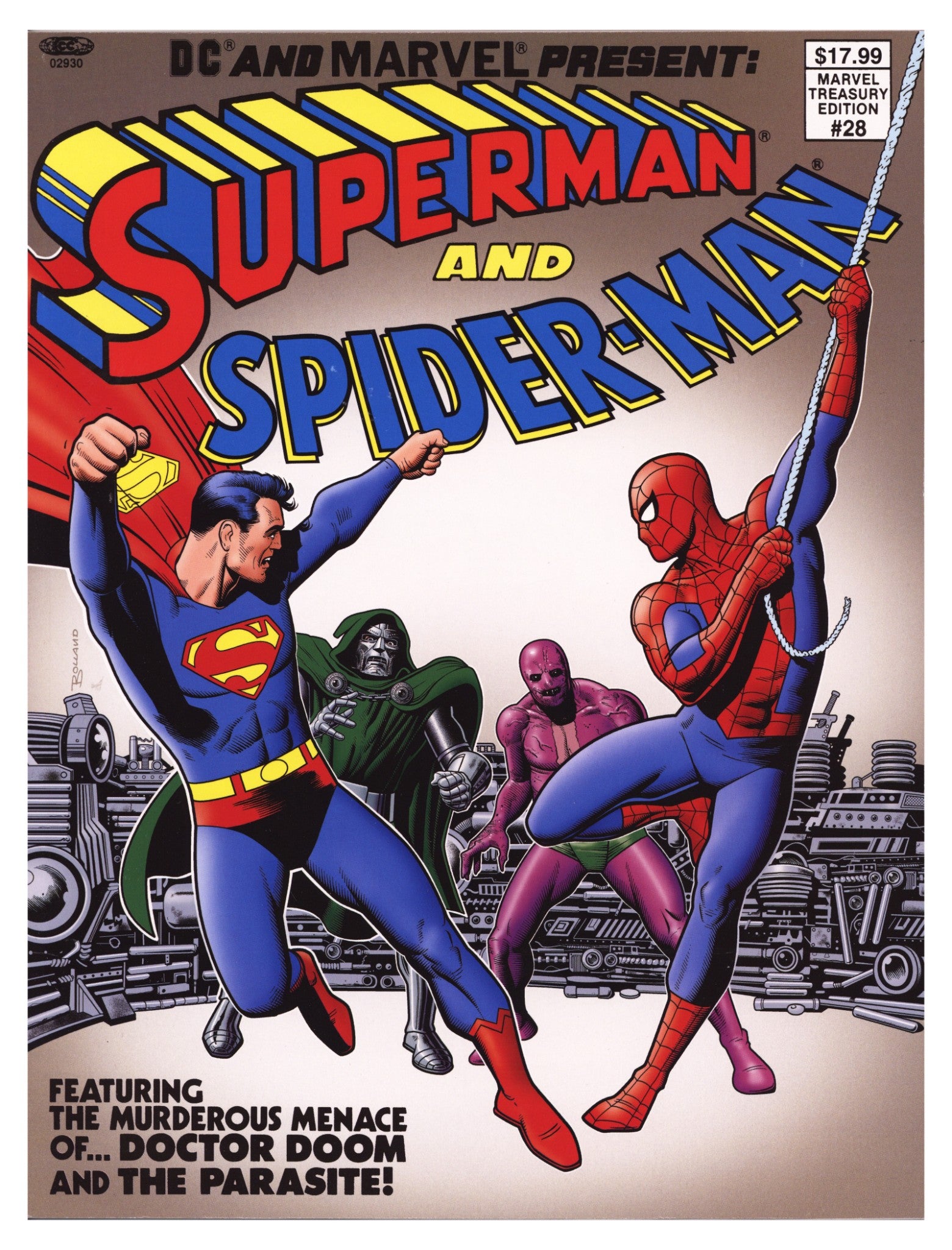 DC And Marvel Present Superman And Spider-Man 28 Bolland Variant (2026)