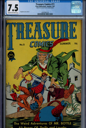 Treasure Comics 11 CGC 7.5 (VF-) (1947) 