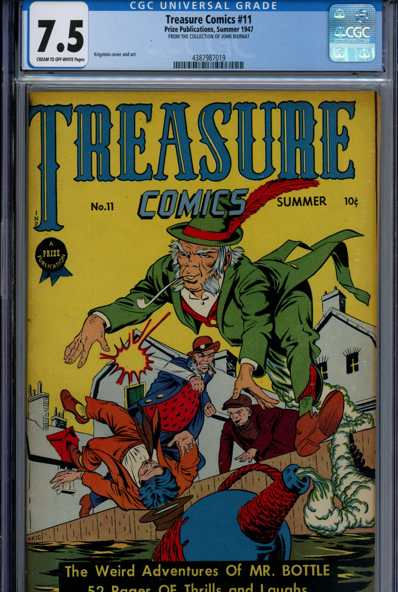 Treasure Comics 11 CGC 7.5 (VF-) (1947) 