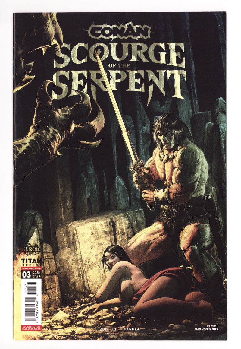 Conan The Barbarian Scourge Of The Serpent 3 Fafner Variant (2025)