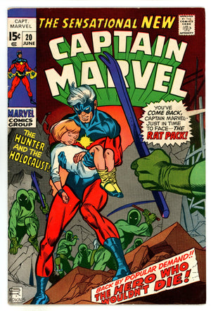 Captain Marvel Vol 1 20 FN (6.0) (1970) 