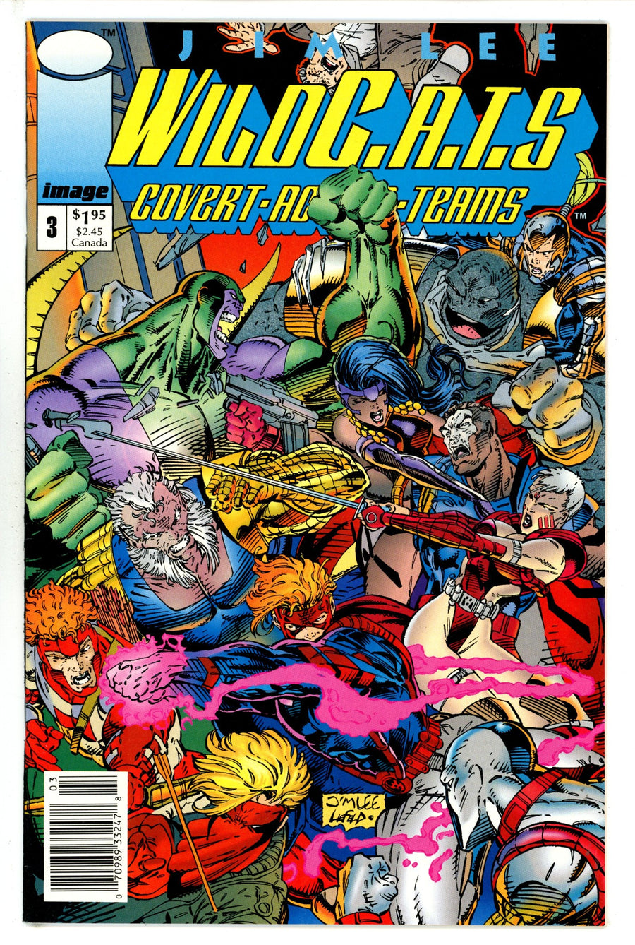WildC.A.T.S: Covert Action Teams Vol 1 3 Newsstand VF (1992)