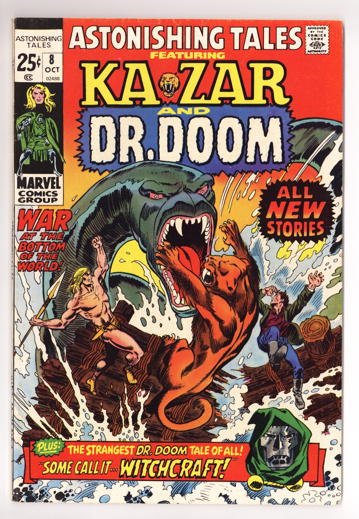 Astonishing Tales Vol 1 8 FN (6.0) (1971) 
