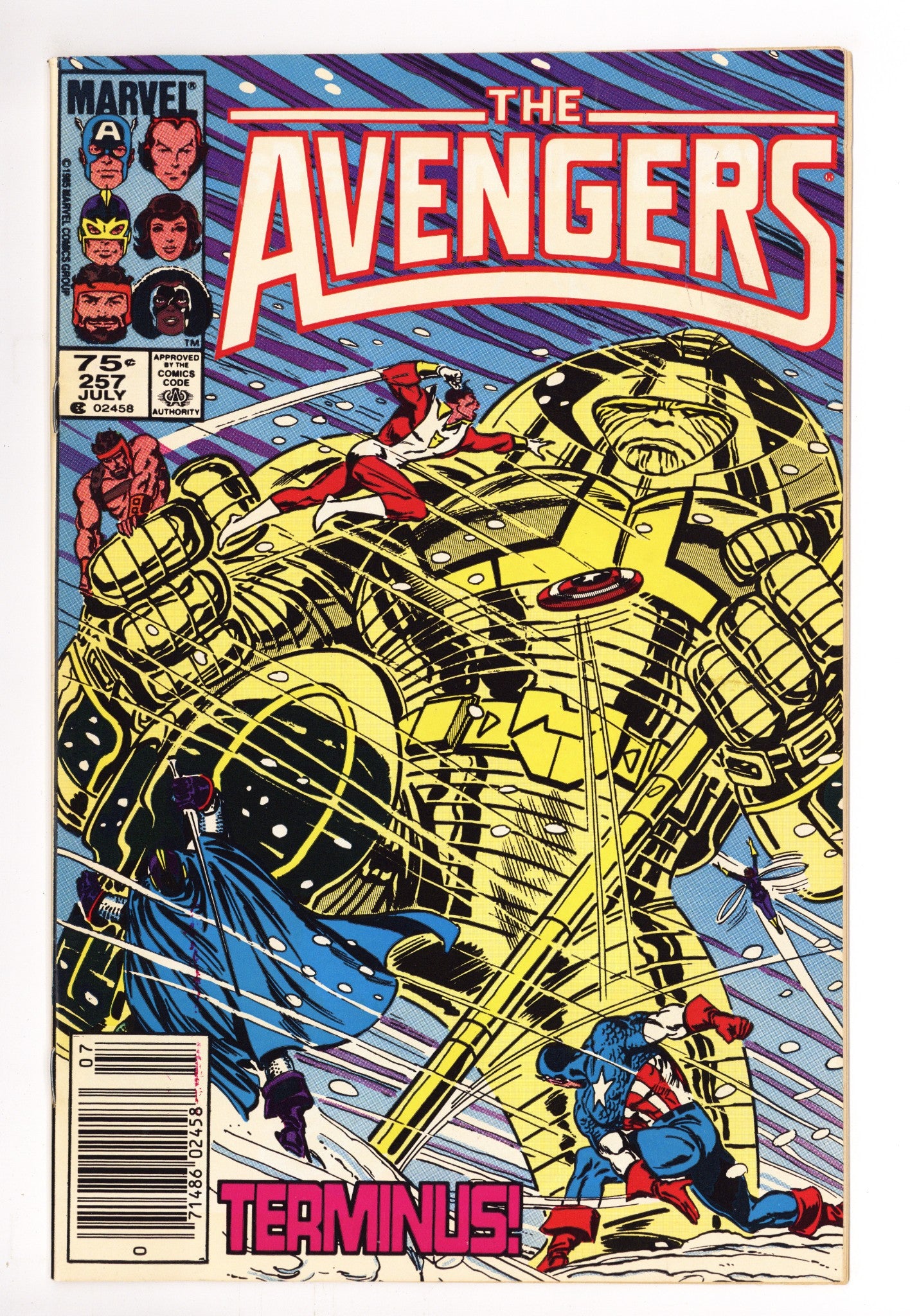 The Avengers Vol 1 257 FN+ (6.5) (1985) Canadian Price Variant 