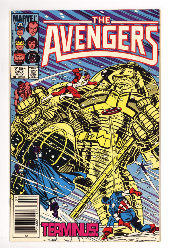The Avengers Vol 1 257 FN+ (6.5) (1985) Canadian Price Variant