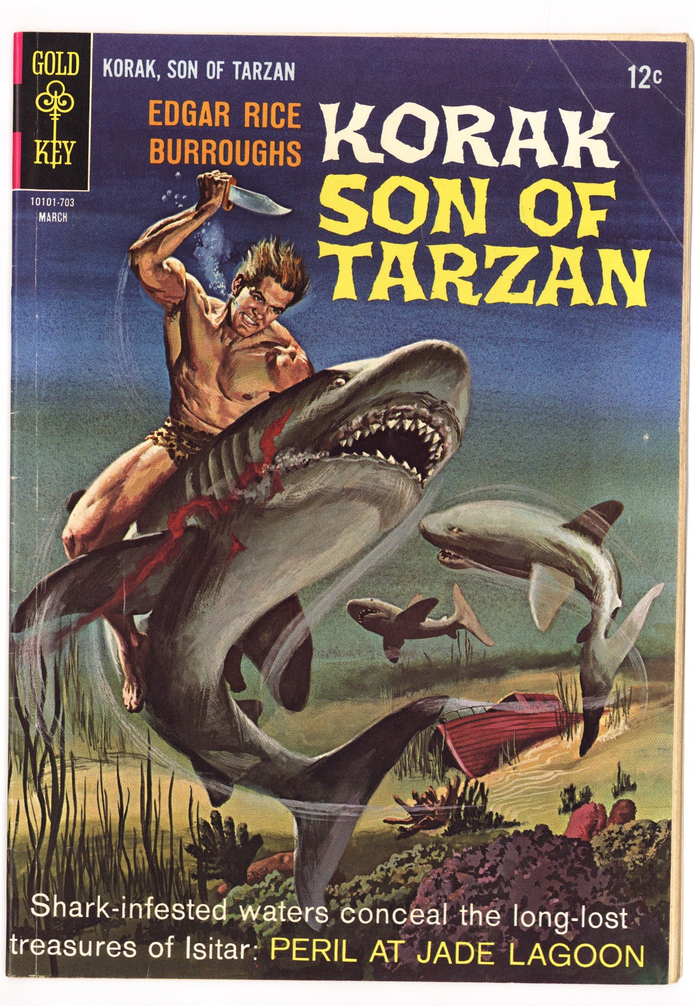 Edgar Rice Burroughs Korak, Son of Tarzan 16 Low Grade (1967) 
