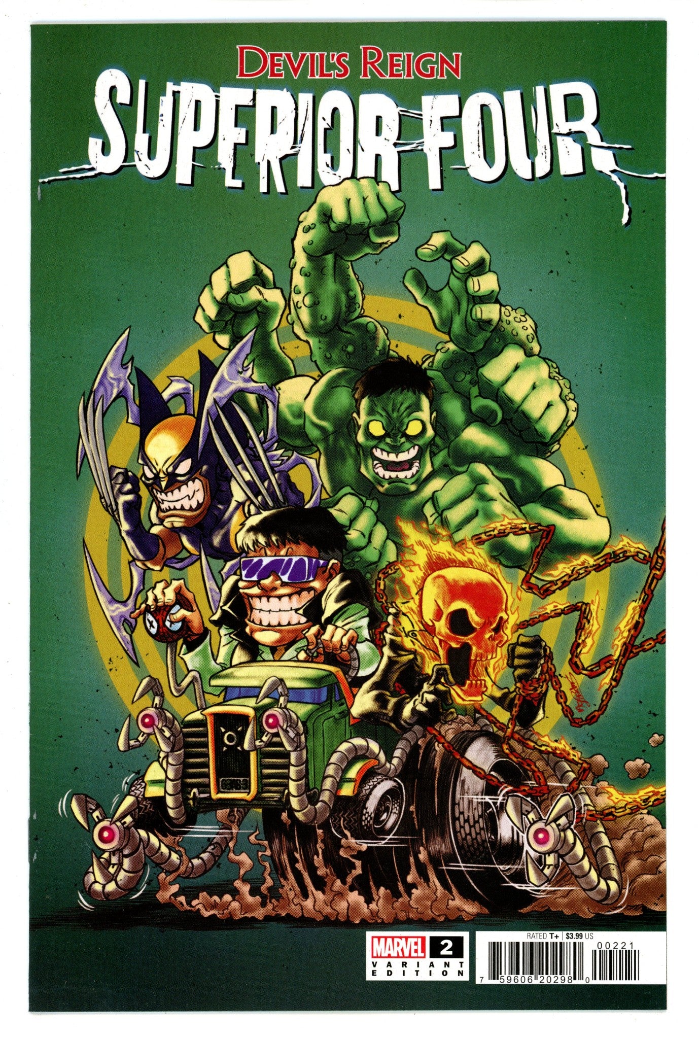 Devil's Reign: Superior Four 2 High Grade (2022) Superlog Variant 