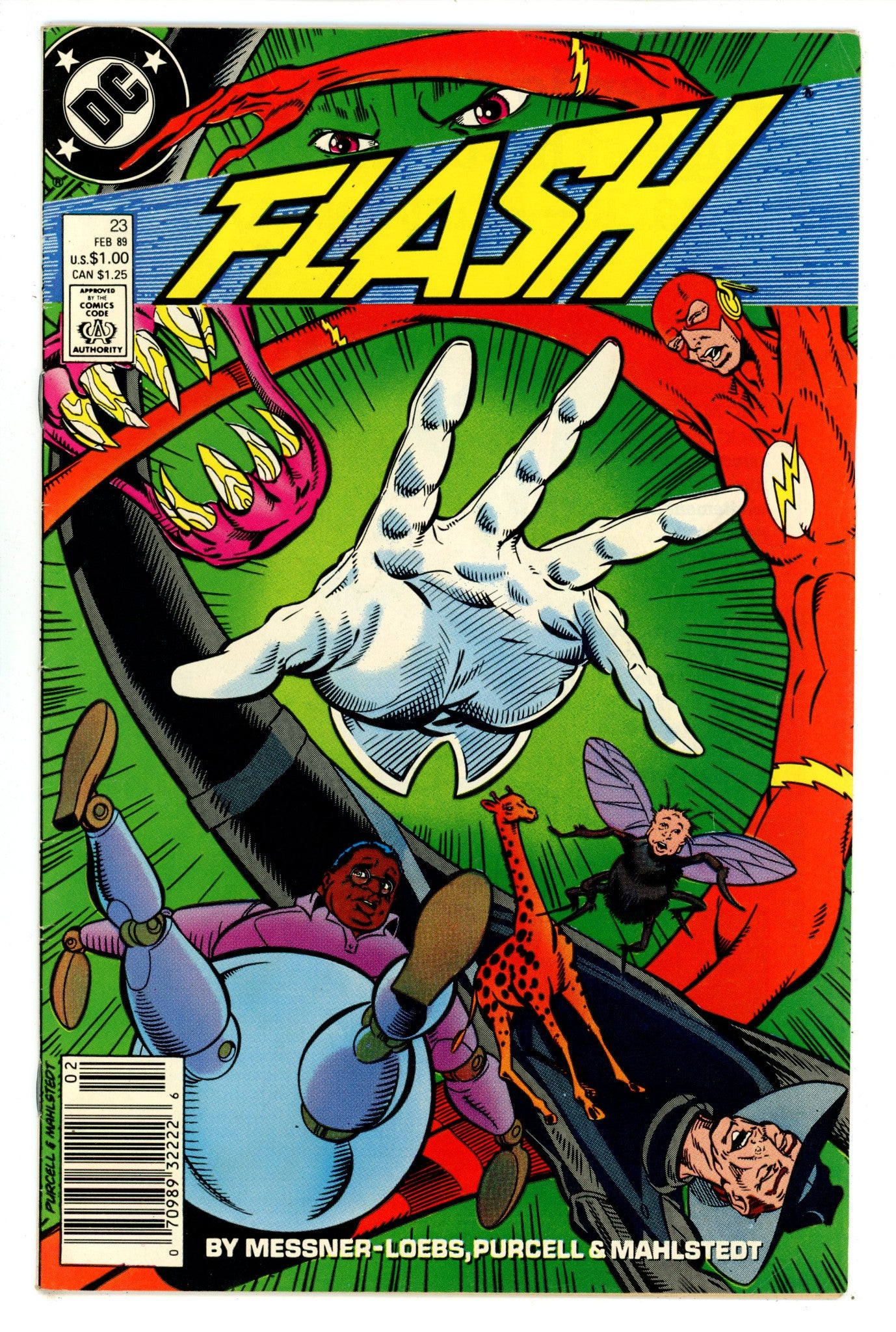 Flash Vol 2 23 Low Grade (1989) Newsstand 