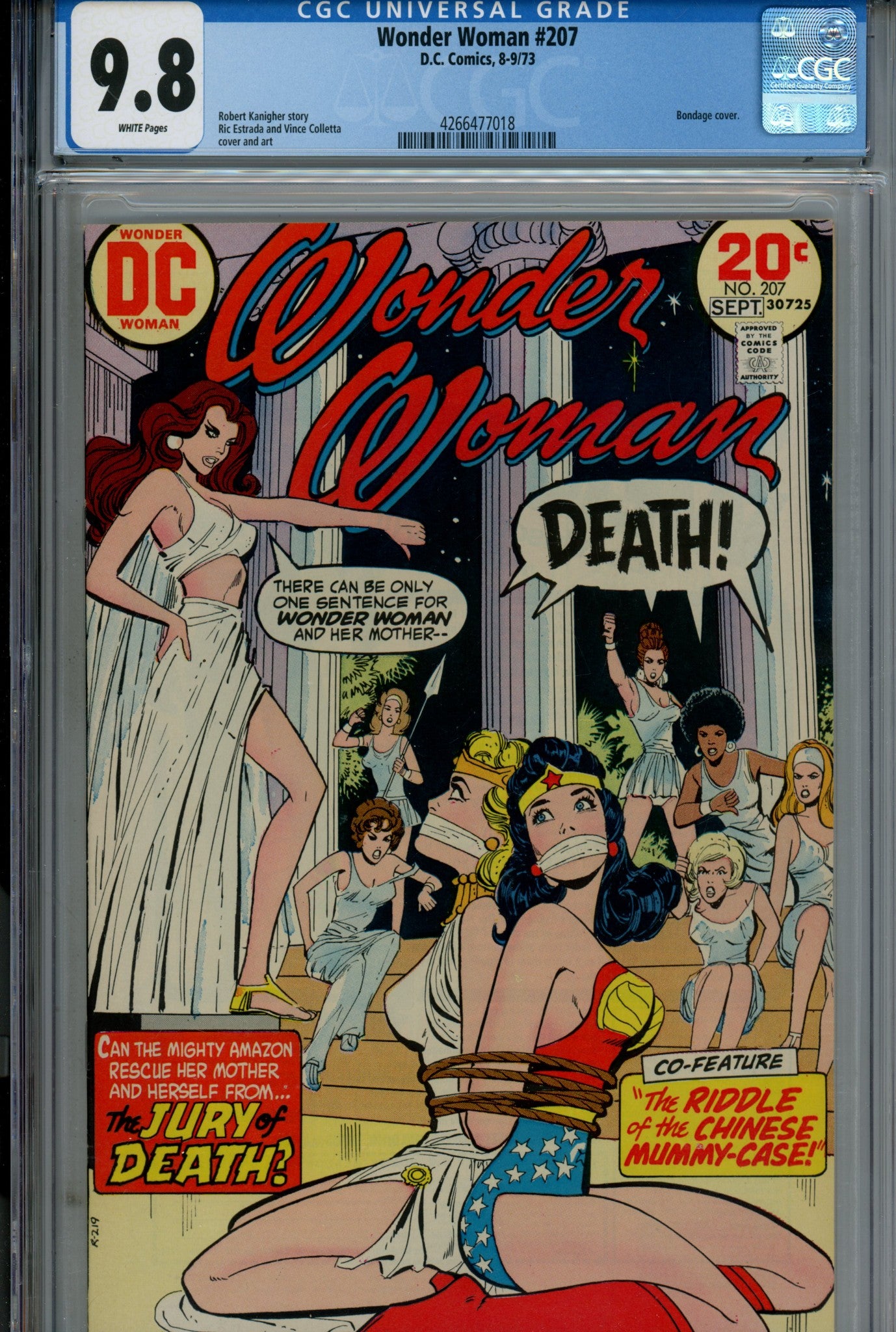 Wonder Woman Vol 1 207 CGC 9.8 (NM/M) (1973) 