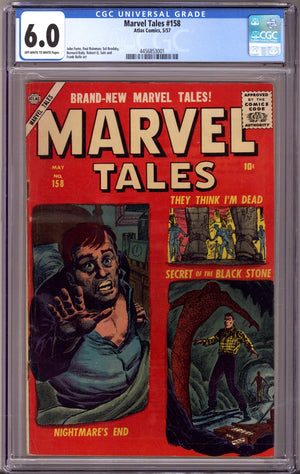 Marvel Tales Vol 1 158 CGC 6.0 (FN) (1957)