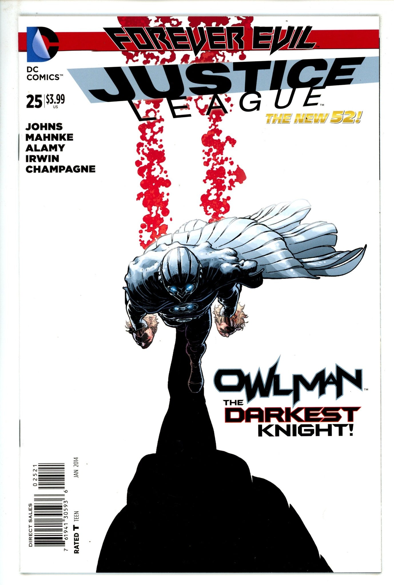 Justice League Vol 1 25High Grade(2014) KuderIncentive Variant